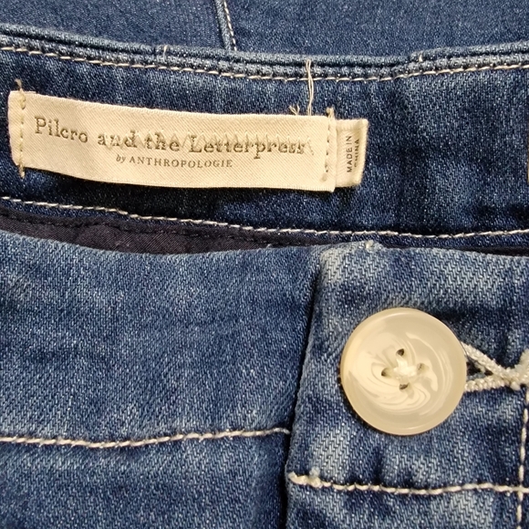 Pilcro and the Letterpress High Rise Wide Leg Cropped Jeans - Picture 9 of 12
